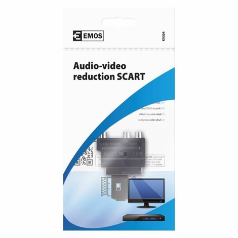 K9304 Redukce SCART na 3x CINCH + SVHS adaptér 2