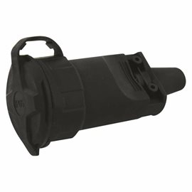 P0044 NFS-031 ZÁSUVKA IP 65 ČERNÁ GUMA