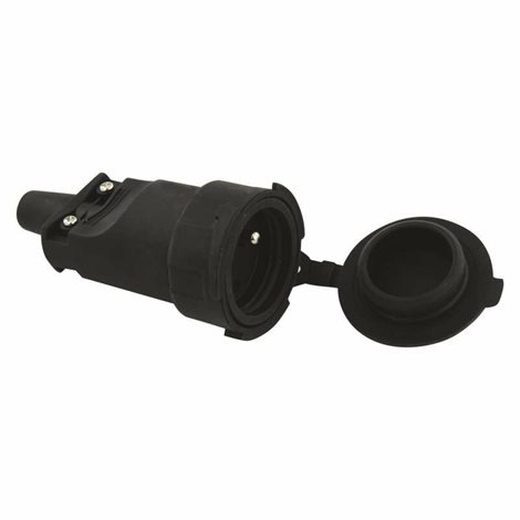 P0044 NFS-031 ZÁSUVKA IP 65 ČERNÁ GUMA 2