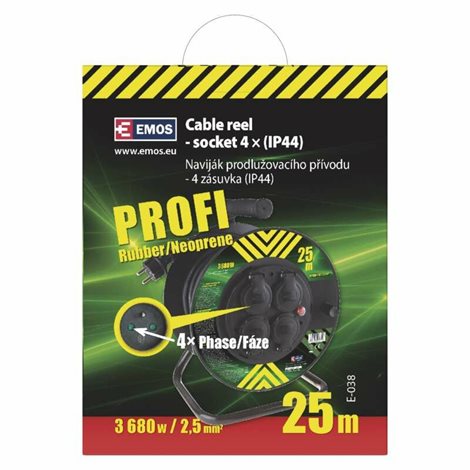 P084253 BUBEN 4Z 25M 2,5mm GUMA H07RN-F 4