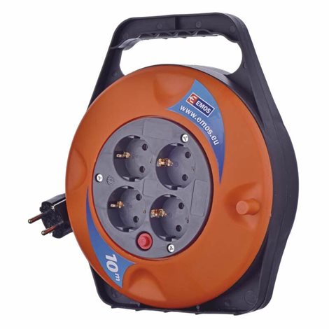 P19510 DG-XD04 (E-XD04) BUBEN 4Z 10M 1,0MM PVC SCHUKO 4