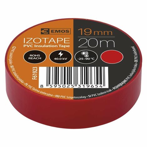 F61923 PÁSKA PVC 19/20 ČERVENÁ 4
