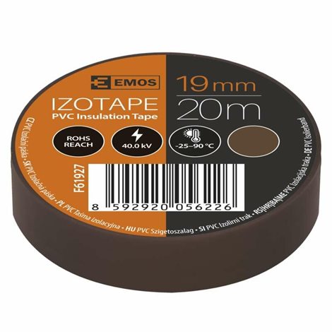 F61927 PÁSKA PVC 19/20 HNĚDÁ 5