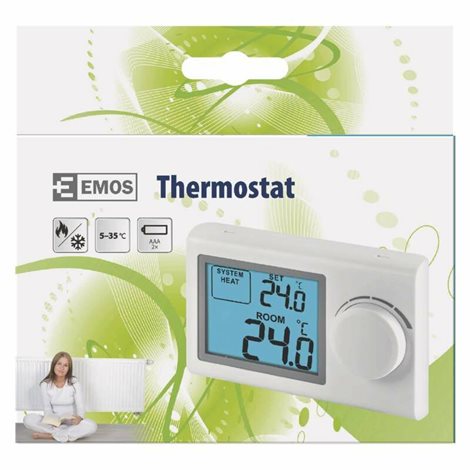 P5604 TERMOSTAT DRÁT.MANUÁLNÍ 5