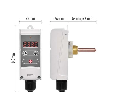 P5686 Příložný manuální jímkový termostat 2