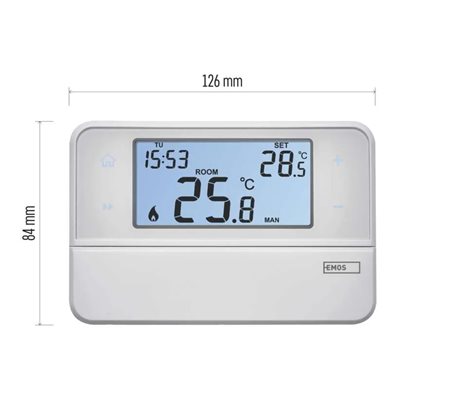 P5606OT Pokojový programovatelný drátový OpenTherm termostat P5606OT 2
