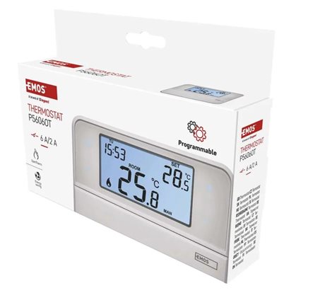 P5606OT Pokojový programovatelný drátový OpenTherm termostat P5606OT 3