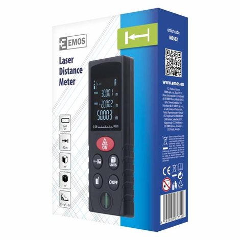 M0502 LASEROVÝ MĚŘIČ VZDÁLENOSTI 7