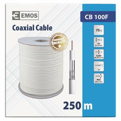 S5241S Koaxiální kabel CB100F, 250m 4