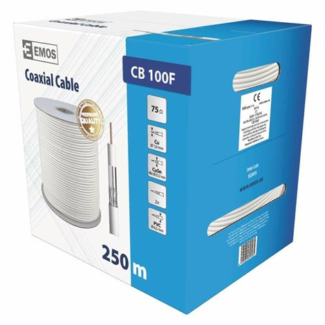 S5241S Koaxiální kabel CB100F, 250m 5