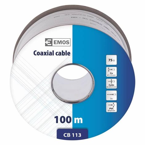 S5261 Koaxiální kabel CB113, 100m 9