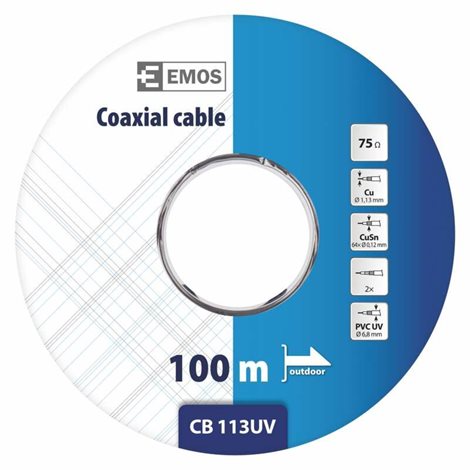 S5265 Koaxiální kabel CB113UV, 100m 4
