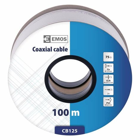 S5385 Koaxiální kabel CB125, 100m 6