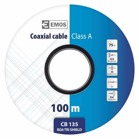 S5382 Koaxiální kabel CB135, 100m 4