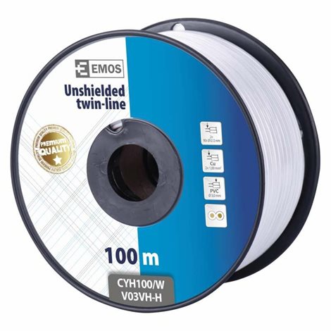 S8281 DVOJLINKA 2*1.00mm BILA 4