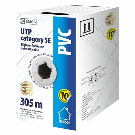 UTP CAT5E DATOVY KABEL CAT 5E UTP 305m 4