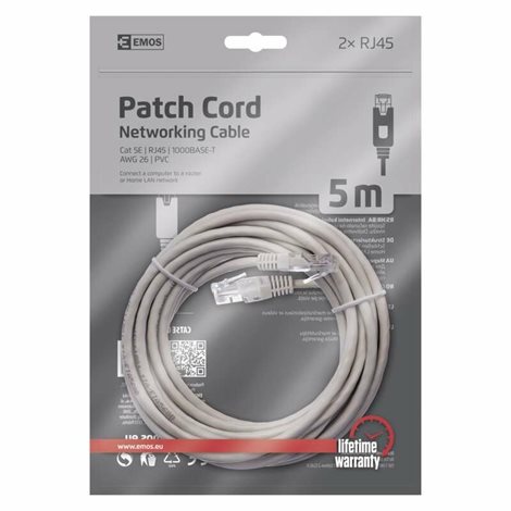 S9125 UTP CAT5E 5M PATCH KABEL CAT5E UTP PVC 5M 2