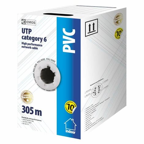 UTP CAT6 DATOVY KABEL CAT 6 UTP 305m 4