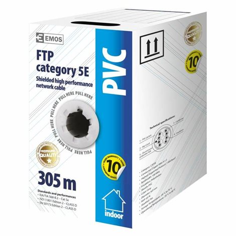 S9221 Datový kabel FTP CAT5E PVC stíněný 3