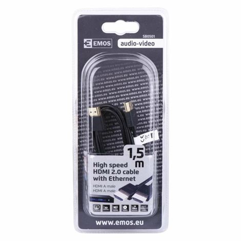 SB0501 HDMI 2.0 A/M-A/M 1,5M 3