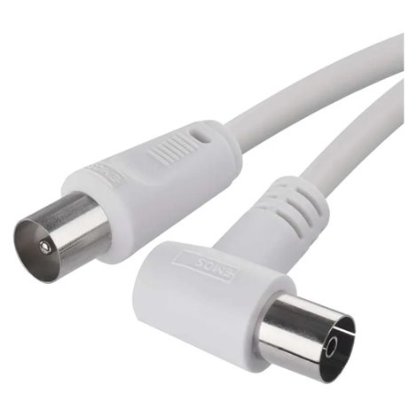 S30110 Anténní koaxiální kabel stíněný 1,25m – úhlová vidlice 1