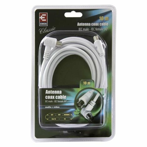 SB3110 ANTÉNNÍ KOAX. KABEL 90° 10M 2