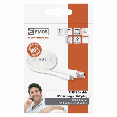SM7013W USB 2.0 A/M-i16P/M 1M BÍLÁ 2