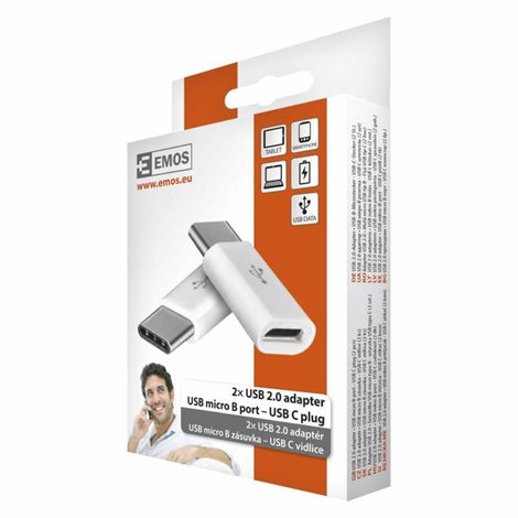 SM7023 ADAPT.USB MICRO B/F - USB C/M 2