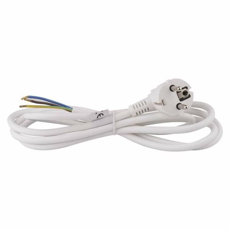 S14322 Flexo šňůra PVC 3x 1,5mm2, 2m, bílá 2