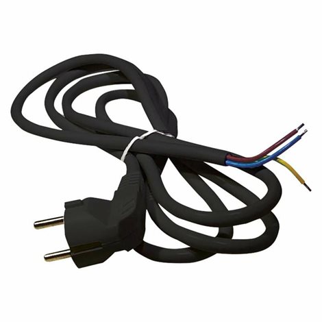 S18322 Flexo šňůra PVC 3x 1,5mm2, 2m, černá 2