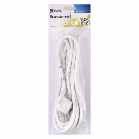S14325 Flexo šňůra PVC 3x 1,5mm2, 5m, bílá 2
