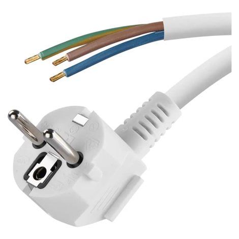S14322 Flexo šňůra PVC 3x 1,5mm2, 2m, bílá 1