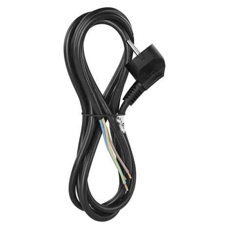 S18312 Flexo šňůra PVC 3x 1,0mm2, 2m, černá 3
