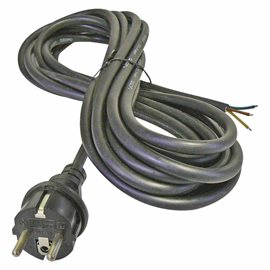S03230 Flexo šňůra gumová 3x 1,5mm2, 3m, černá