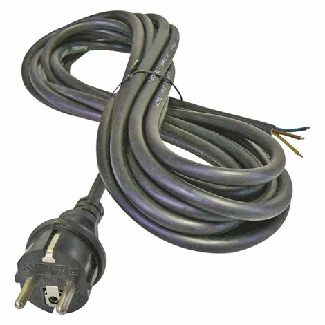 S03430 Flexo šňůra gumová 3x 2,5mm2, 3m, černá