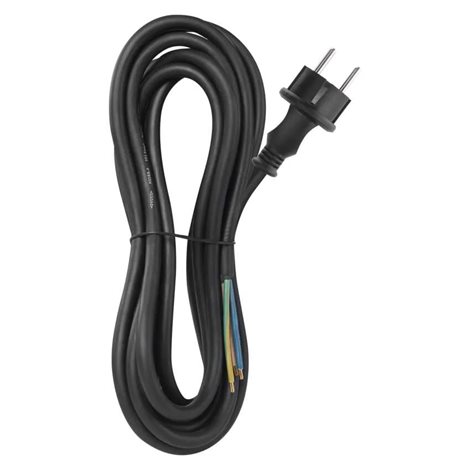 S03450 Flexo šňůra gumová 3x 2,5mm2, 5m, černá 2