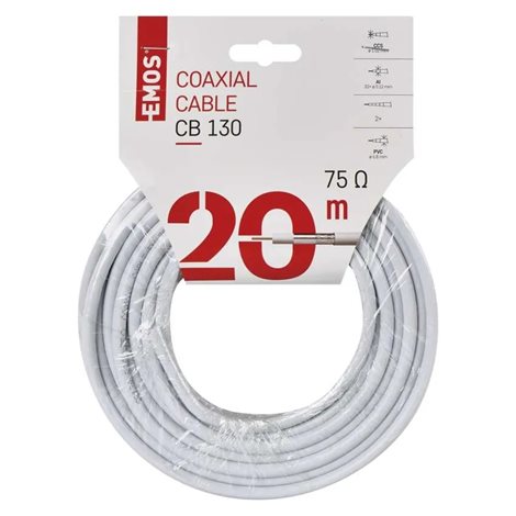 S5376 Koaxiální kabel CB130, 20m 4