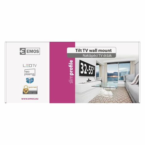 KT2244 Naklápěcí držák LED TV 29–65