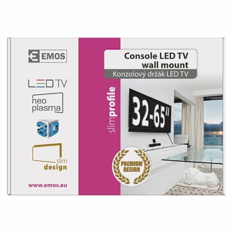KT3364 DRŽÁK KONZOLOVÝ PRO TV 32–65