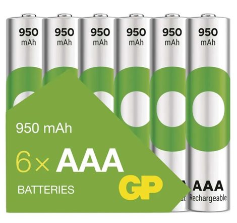 B2511V GP nabíjecí baterie ReCyko 950 AAA (HR03) 6PP 1