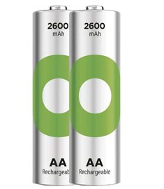 B25272 GP nabíjecí baterie ReCyko 2600 AA (HR6) 2PP