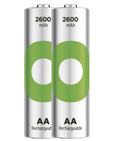 B25272 GP nabíjecí baterie ReCyko 2600 AA (HR6) 2PP 1