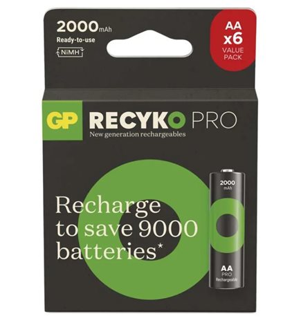 B2620V Nabíjecí baterie GP ReCyko Pro Professional AA (HR6), 6 ks 2