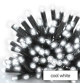 D2AC04 PROFI-CONN CHAIN 100LED 10M-BLACK IP44 CW