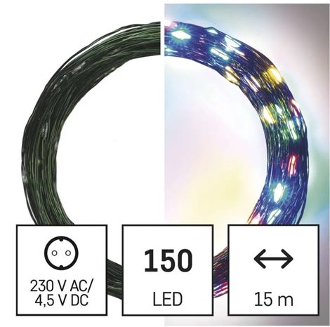 D3AM03 150LED XMAS NANO 15M G IP44 MC 2