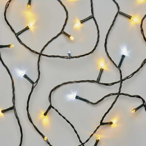 D4AN05 120LED XMAS CLS TIMER 12M WW/CW 4