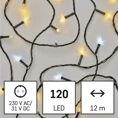 D4AN05 120LED XMAS CLS TIMER 12M WW/CW 2