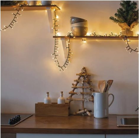 D4BV02 400LED XMAS CLUSTER 8M VNT 5