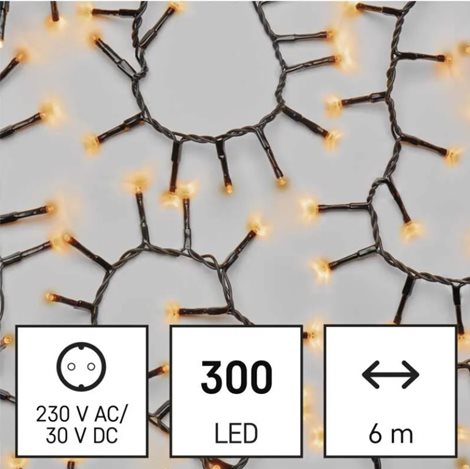 D4BV04 300LED XMAS CLUSTER 6M VIN 5