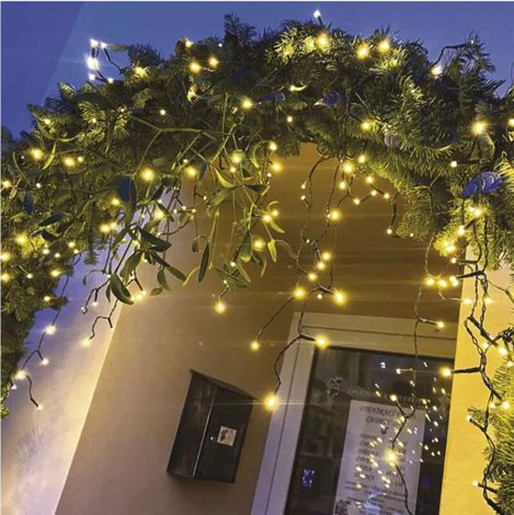 D4CW01 200LED XMAS ICICLE MF 3,6M WW 3
